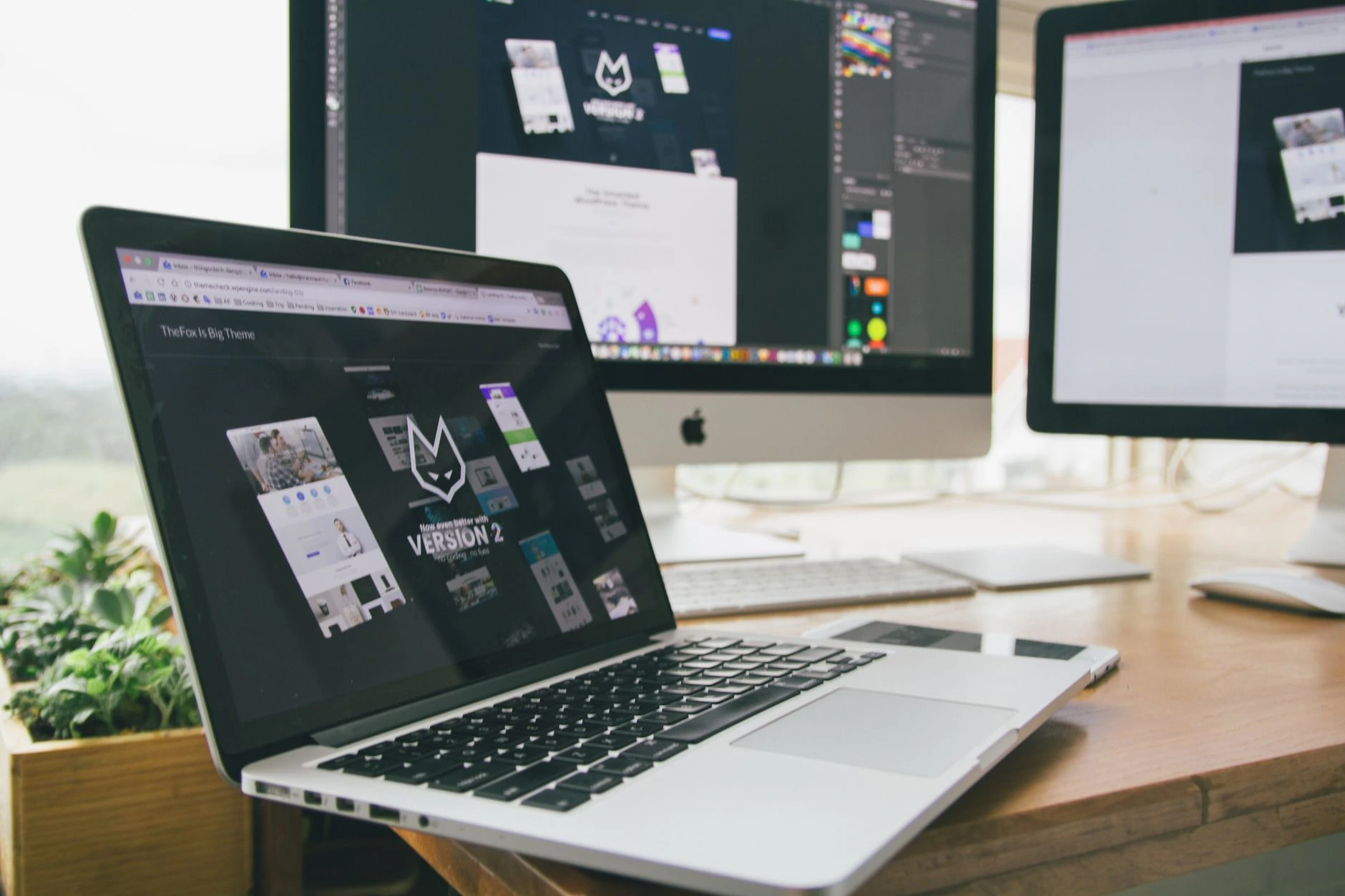 illustration of website creation steps